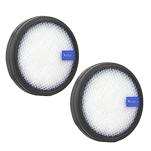 2 Stück waschbarer HEPA-Filter Ersatz für PrettyCare W200 W400 Akku-Staubsauger von Odashen