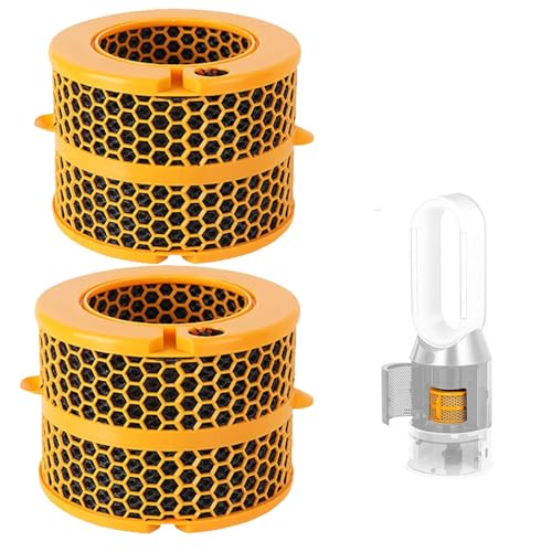 2er-Pack Ersatz-Kohlefaser-Verdampferfilter, kompatibel mit Dyson PH02 PH3A PH03 PH01 PH04 Luftreinigern, Hochleistungs-Luftreinigerfilter für effiziente Luftreinigung von Odashen