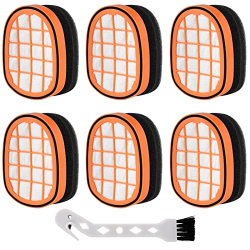 Filter für Philips SpeedPro Max XC7042 XC8043 XC8147 FC6812 FC6813 FC6822 FC6826 FC6901XC8147/01 Staubsauger, ersetzt Teilenummer CP0663, 6 Stück von Odashen