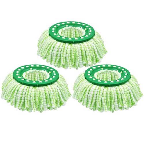 Odashen 3 Stück waschbare Mikrofaser-Ersatz-Moppköpfe für Libman Tornado Spin Mop Nachfüller, Mikrofaser-Nachfüllkopf für neue Version Spin Mop System Odashen 3 Stück waschbare Mikrofaser-Ersatz-Moppköpfe für Libman Tornado Spin Mop Nachfüller, Mikrofaser-Nachfüllkopf für neue Version Spin Mop System von Odashen