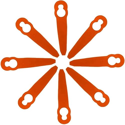 Odashen 50 Stück Ersatz-Kunststoffklingen Zubehör für Stihl Polycut 2-2 FSA 45 Rasenmäher Trimmer Grasschneider von Odashen