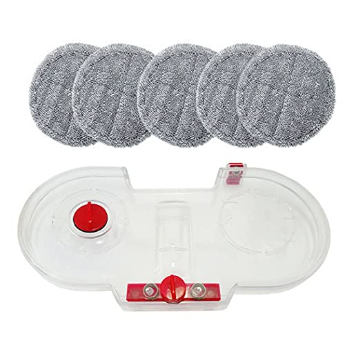 Odashen Elektrischer Wischmopp-Wassertank + 5 Wischtücher für Dyson Staubsauger V6 V7/V8/V10 V11 (Wischkopf nicht im Lieferumfang enthalten) von Odashen