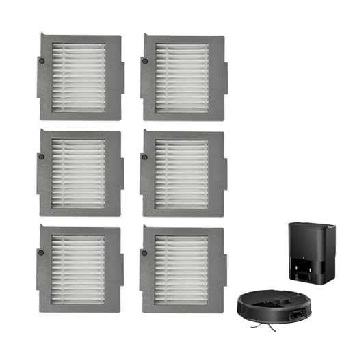 Waschbare Filter für iRobot Roomba Max 705 vac/für iRobot Roomba Plus 504 Staubsaugerzubehör, 6 Stück von Odashen