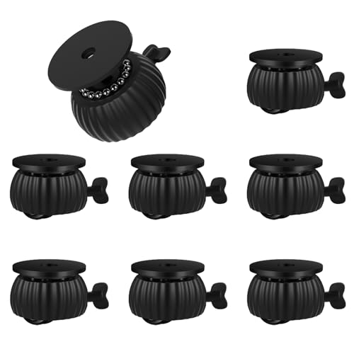 OddeKey Rollen für Möbel Set, Kugelrollen für Möbel Sselbstklebendes, Universal 360 Moving Wheels, Kleine Rollen für Möbel, Kaffeemaschine, Mülleimer, Topfpflanzen, 8 Stück, Schwarz OddeKey Rollen für Möbel Set, Kugelrollen für Möbel Sselbstklebendes, Universal 360 Moving Wheels, Kleine Rollen für Möbel, Kaffeemaschine, Mülleimer, Topfpflanzen, 8 Stück, Schwarz von Oddekey