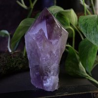 Wunderschöne Große Amethyst Spitze - Heilkristalle Kristall Edelstein Mineralien Esoterik Natürlicher Rauchquartz von OddsAndEndsCuriosity