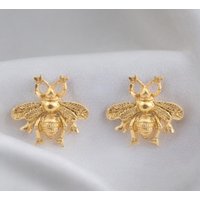 2/4/6/8/10 Schubladenknäufe in Antik-Gold-Bienen-stil Knäufe Antik Gold Biene von OddsAndKnobs