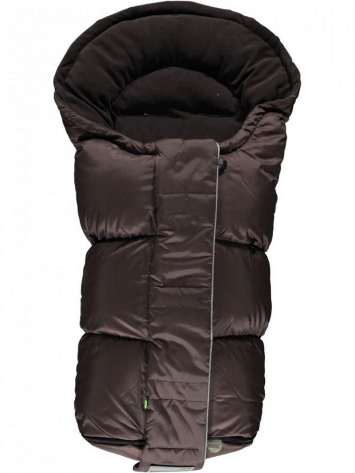 Odenwälder Fußsack Odenwälder Baby Fußsack Lino Dunkel Braun (L)93 x (B)45 cm (Packung), aus Microfleece von Odenwälder