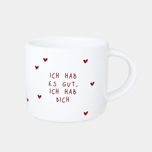 Odernichtoderdoch Tasse Jumbo-Tasse „Ich hab es gut“ – Lieblingstasse für Kaffee, Tee oder Kakao, 400ml, spülmaschinenfest, stapelbar Odernichtoderdoch Tasse Jumbo-Tasse „Ich hab es gut“ – Lieblingstasse für Kaffee, Tee oder Kakao, 400ml, spülmaschinenfest, stapelbar von Odernichtoderdoch