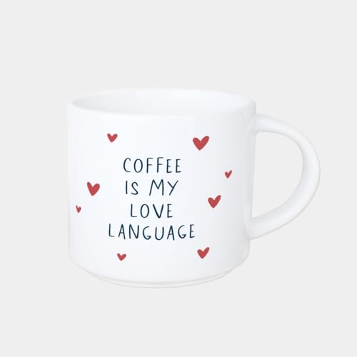 Odernichtoderdoch Tasse Jumbo-Tasse „Love Language“ – Lieblingstasse für Kaffee, Tee oder Kakao, 400ml, spülmaschinenfest, stapelbar Odernichtoderdoch Tasse Jumbo-Tasse „Love Language“ – Lieblingstasse für Kaffee, Tee oder Kakao, 400ml, spülmaschinenfest, stapelbar von Odernichtoderdoch