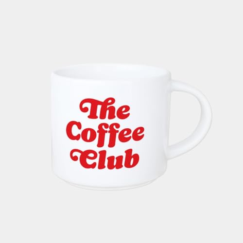 Odernichtoderdoch Tasse Jumbo-Tasse „The Coffee Club“ – Lieblingstasse für Kaffee, Tee oder Kakao, 400ml, spülmaschinenfest, stapelbar Odernichtoderdoch Tasse Jumbo-Tasse „The Coffee Club“ – Lieblingstasse für Kaffee, Tee oder Kakao, 400ml, spülmaschinenfest, stapelbar von Odernichtoderdoch