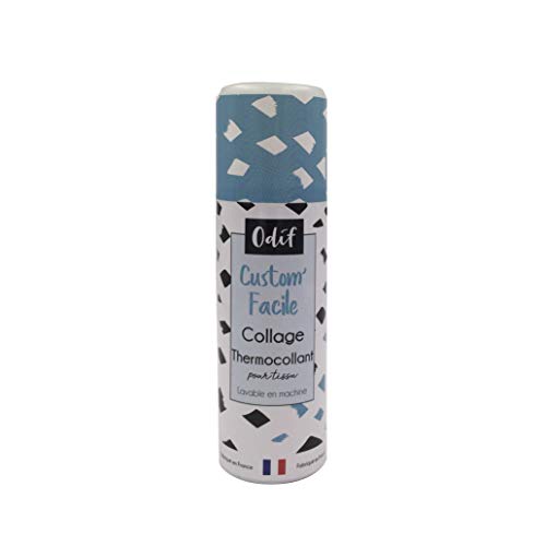 Odif - Custom Facile – Heißkleber zum Aufbügeln – ideal zum Personalisieren von Kleidung, maschinenwaschbar, säurefrei – Spray mit 125 ml von Odif