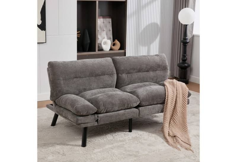 Odikalo 2-Sitzer Couches mit ergonomischem Design luftdurchlässig Sitzfläche Mehrfarbig, verstellbarer Rückenlehne und Armlehnen sowie Metallbeinen für optimalen Komfort und Stabilität. von Odikalo