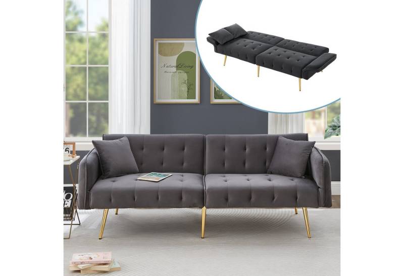 Odikalo 2-Sitzer Polstersofa Relaxsofa Lounge Sessel Verstellbar Rückenlehne Mehrfarbig von Odikalo