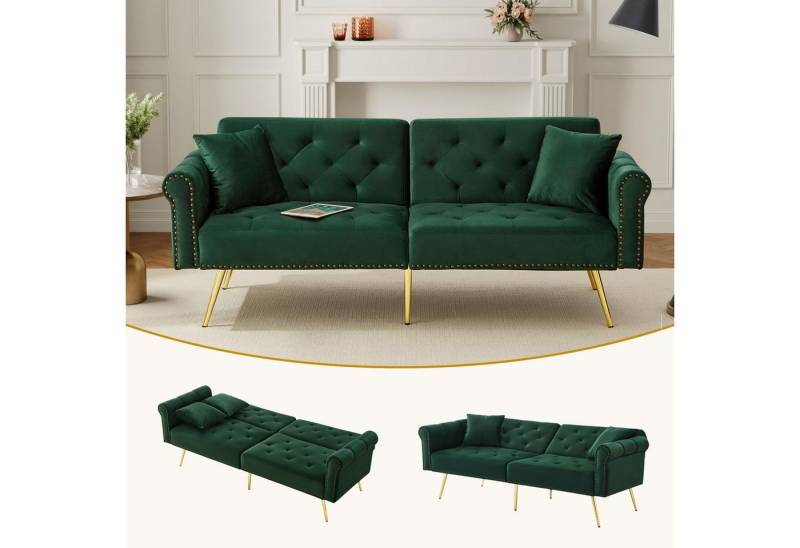 Odikalo 2-Sitzer Polstersofa Relaxsofa Lounge Sessel Verstellbar Rückenlehne Mehrfarbig von Odikalo