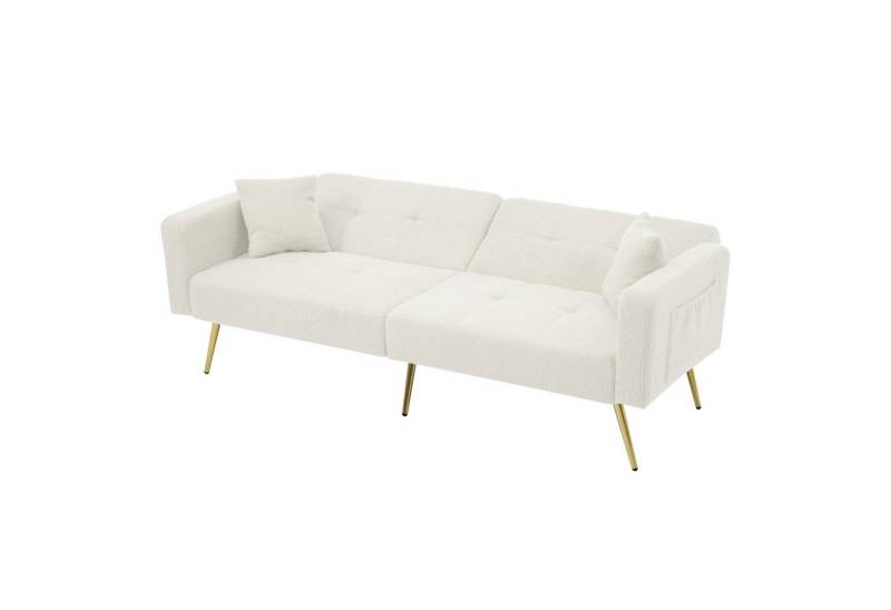 Odikalo 2-Sitzer Schlafsofa verstellbarem Winkel mit Aufbewahrungstaschen mehrfarbe von Odikalo