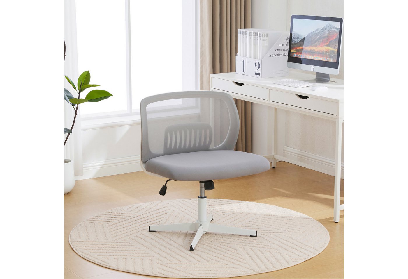 Odikalo Bürostuhl Schreibtischstuhl Ergonomisch Polsterstuhl Drehbar Mehrfarbig (Armlose Bürostühle, Lesesessel mit breiten Polstern, Wohnstühle zum Sitzen mit gekreuzten Beinen, Wippfunktion, höhenverstellbar, 360° drehbar) Odikalo Bürostuhl Schreibtischstuhl Ergonomisch Polsterstuhl Drehbar Mehrfarbig (Armlose Bürostühle, Lesesessel mit breiten Polstern, Wohnstühle zum Sitzen mit gekreuzten Beinen, Wippfunktion, höhenverstellbar, 360° drehbar) von Odikalo