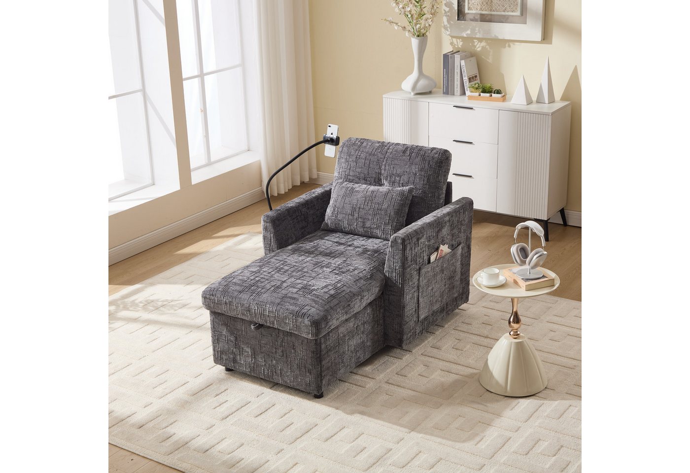 Odikalo Chaiselongue Loungesofa Polstersofa Freizeitsofa Handyhalter Verstellbar Mehrfarbig Odikalo Chaiselongue Loungesofa Polstersofa Freizeitsofa Handyhalter Verstellbar Mehrfarbig von Odikalo