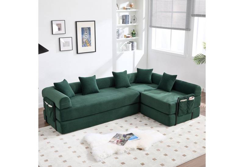 Odikalo Ecksofa 4-Sitzer Modulares Sofa mit Schlaffunktion merhfarbig, Gemütliches Familiensofa mit Stauraum & modularer Funktion – vakuumverpackt für mühelose Montage, frei kombinierbare Module und haustierfreundlich. Perfekt für entspannte Momente Odikalo Ecksofa 4-Sitzer Modulares Sofa mit Schlaffunktion merhfarbig, Gemütliches Familiensofa mit Stauraum & modularer Funktion – vakuumverpackt für mühelose Montage, frei kombinierbare Module und haustierfreundlich. Perfekt für entspannte Momente von Odikalo