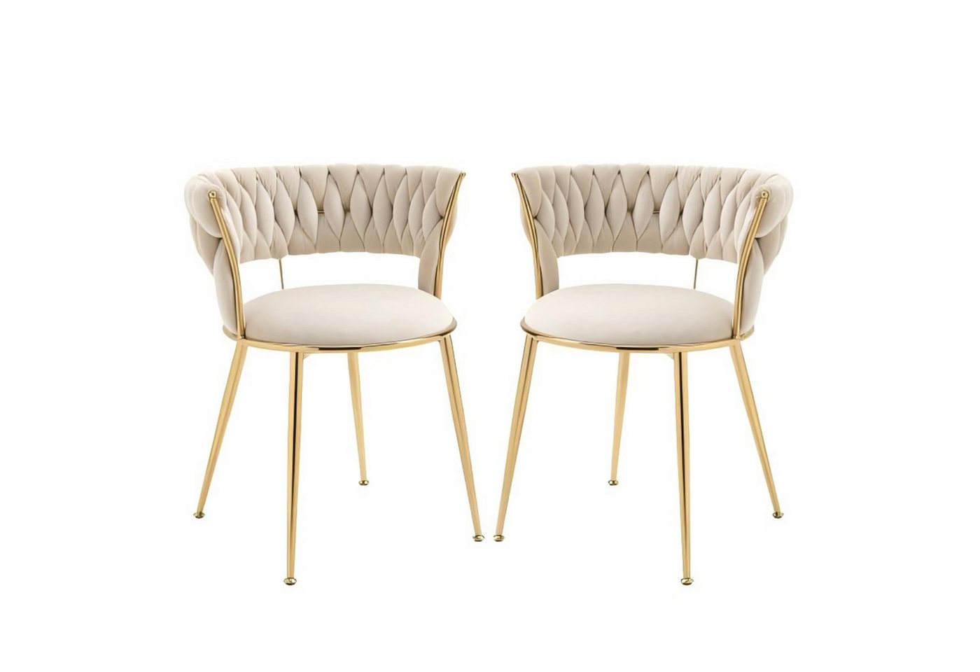 Odikalo Esszimmerstuhl 2er-Set Akzent Stuhl Lounge Sessel Samt Metallfüßen mehr Farbig Odikalo Esszimmerstuhl 2er-Set Akzent Stuhl Lounge Sessel Samt Metallfüßen mehr Farbig von Odikalo
