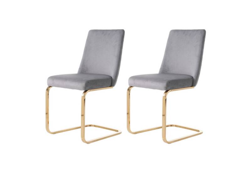 Odikalo Esszimmerstuhl Freizeitstuhl Lounge-Sessel Samt 2er-Set Wohnzimmer Schlafzimmer von Odikalo