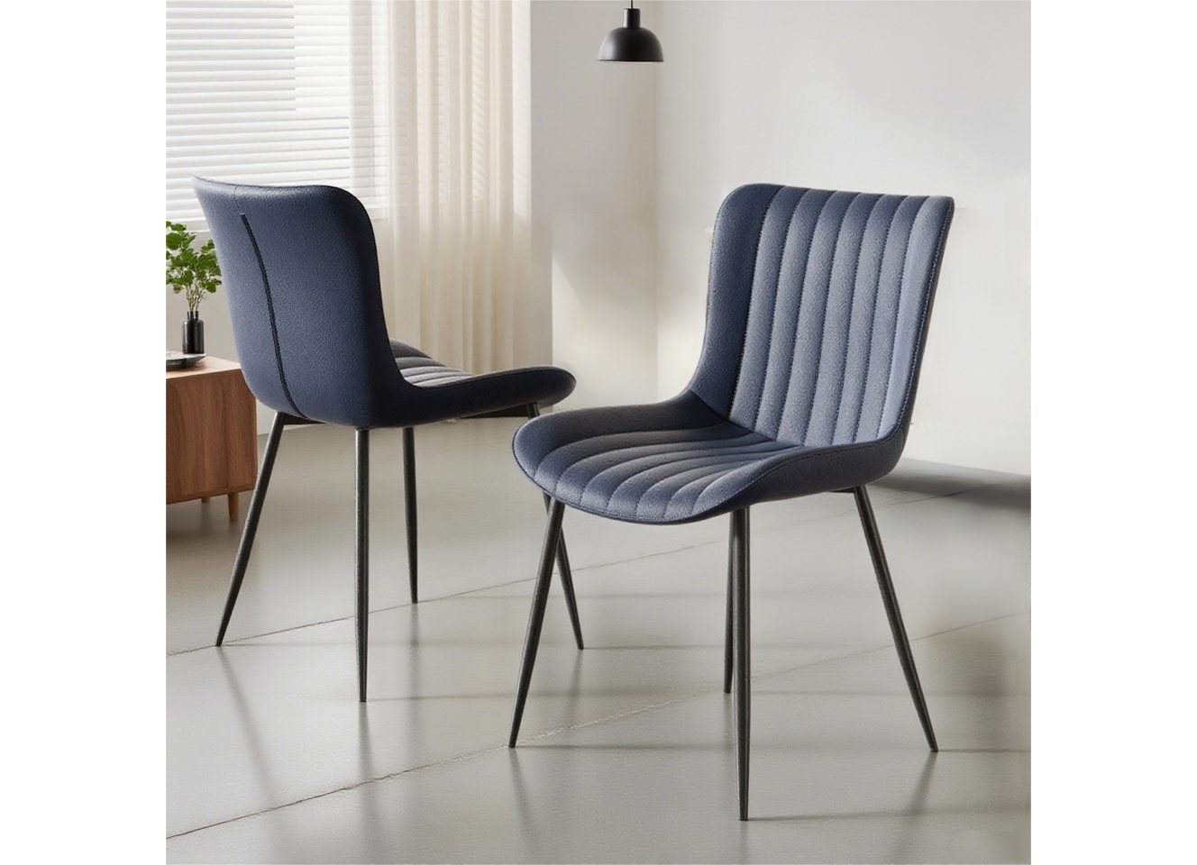 Odikalo Esszimmerstuhl Küchenstuhl Wohnzimmerstühle Polsterstuhl Kunstleder-Sessel 2/4er-set von Odikalo