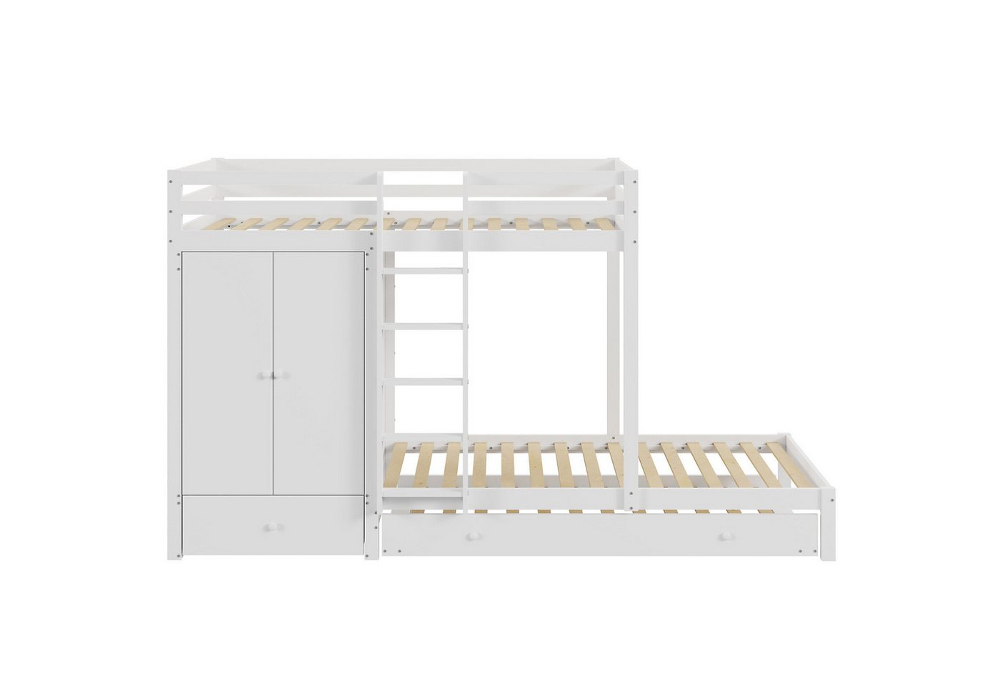 Odikalo Etagenbett Kinderbett 90*200 mit Ausziehbett, Kleiderschrank, und Ablagefach Odikalo Etagenbett Kinderbett 90*200 mit Ausziehbett, Kleiderschrank, und Ablagefach von Odikalo
