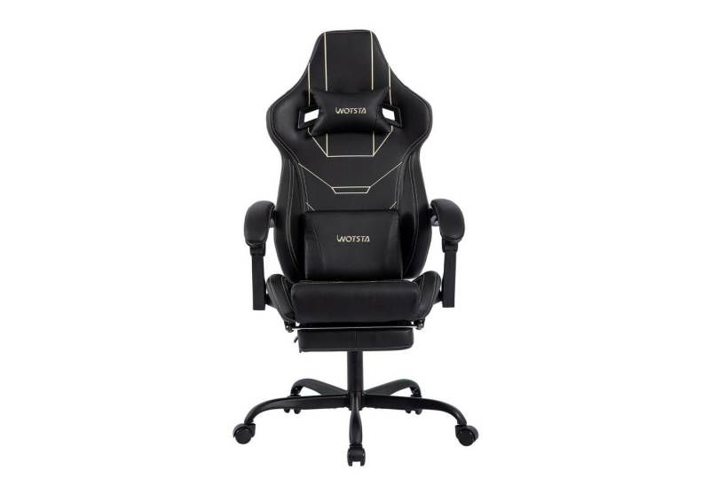 Odikalo Gaming-Stuhl Computerstuhl Bürostuhl Ergonomisch Polsterstuhl Anhebbar Mehrfarbig von Odikalo