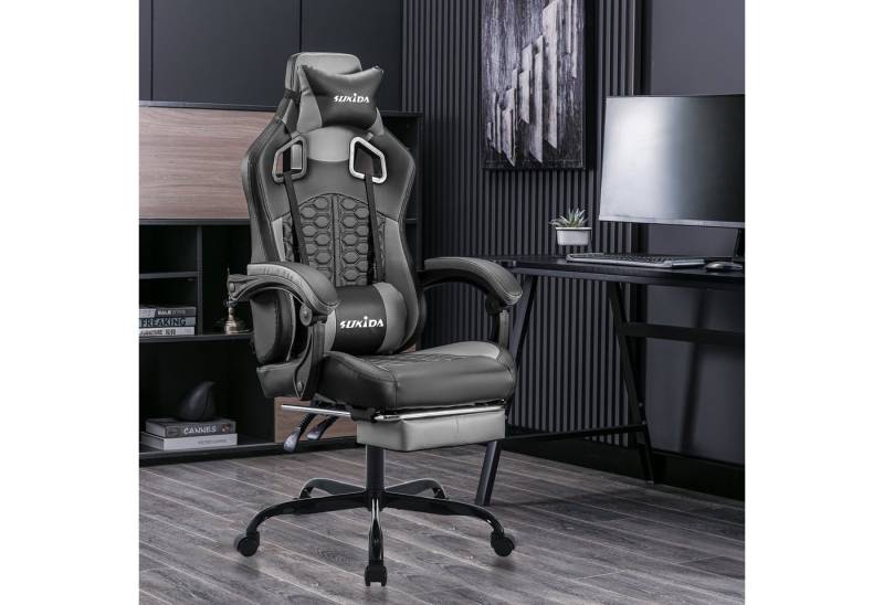 Odikalo Gaming-Stuhl Computerstuhl Bürostuhl Polsterstuhl Ergonomisch Verstellbar Mehrfarbe Odikalo Gaming-Stuhl Computerstuhl Bürostuhl Polsterstuhl Ergonomisch Verstellbar Mehrfarbe von Odikalo