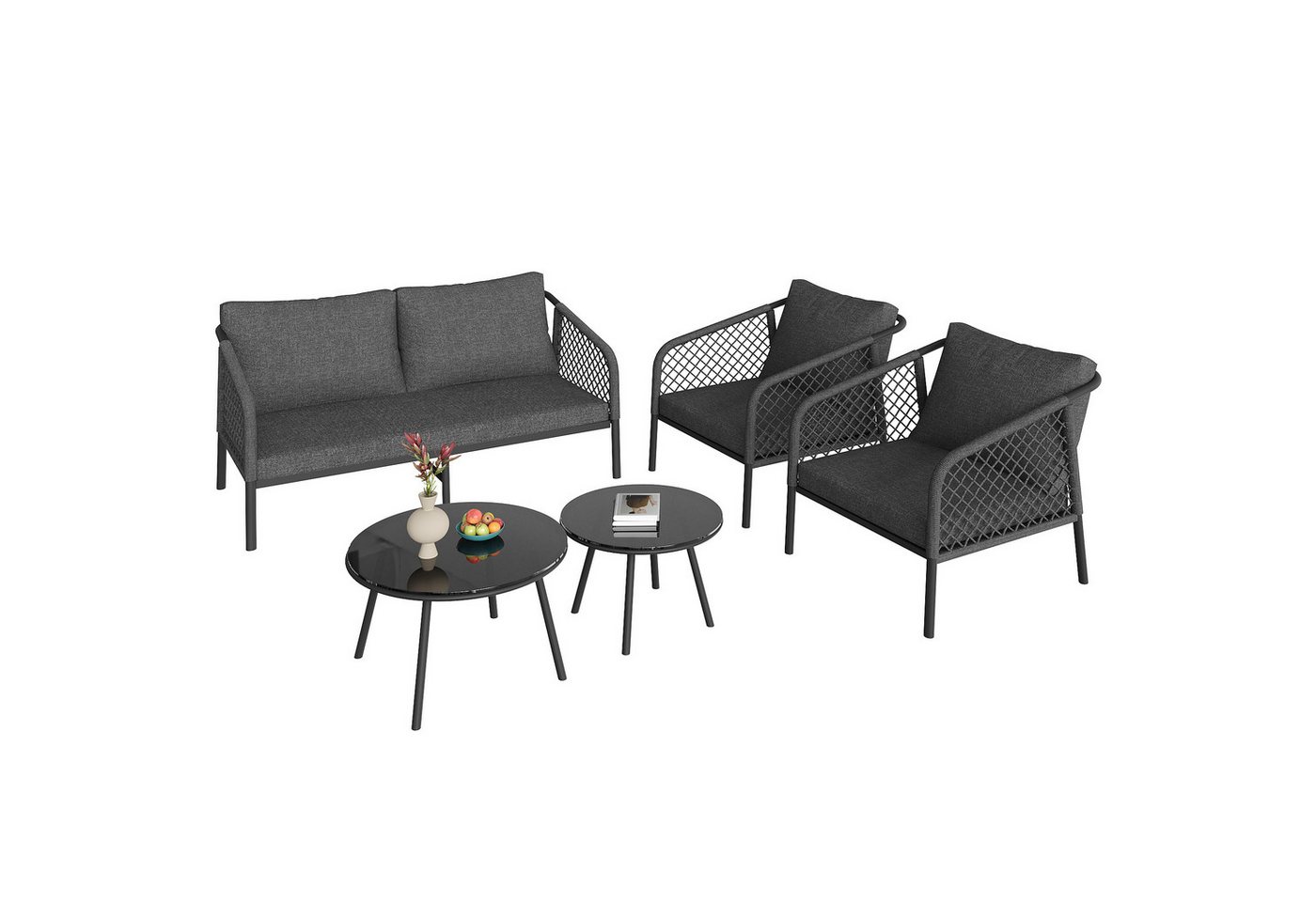 Odikalo Gartenlounge-Set Gartenmöbel-Set OutdoorSofa-Set inklusive aller Sitz- Rückenkissen Odikalo Gartenlounge-Set Gartenmöbel-Set OutdoorSofa-Set inklusive aller Sitz- Rückenkissen von Odikalo