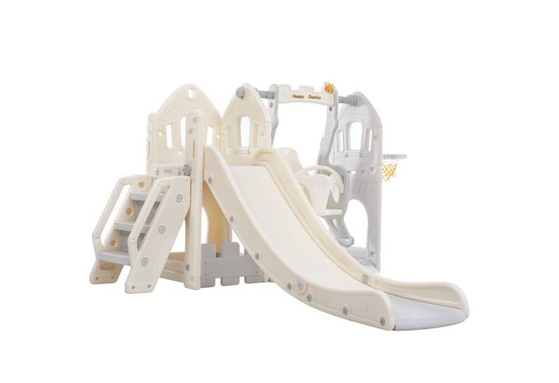 Odikalo Indoor-Rutsche Kinderrutschen-Set Schaukel 5 in 1 Schaukel, Basketballrahmen Odikalo Indoor-Rutsche Kinderrutschen-Set Schaukel 5 in 1 Schaukel, Basketballrahmen von Odikalo