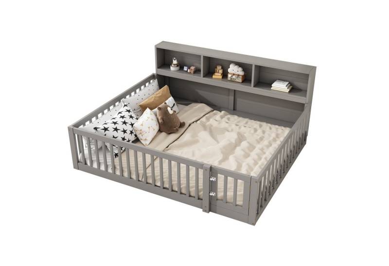 Odikalo Kinderbett Daybett Tagesbett Schlafsofa Bettseite Staufach(Ohne Matratze)90/140cm von Odikalo
