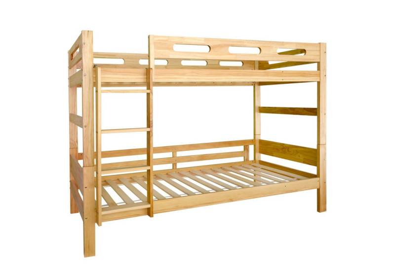 Odikalo Kinderbett Etagenbett 2 Einzelbetten Kiefernholzrahmen Lattenrost 90x200cm Natur Odikalo Kinderbett Etagenbett 2 Einzelbetten Kiefernholzrahmen Lattenrost 90x200cm Natur von Odikalo