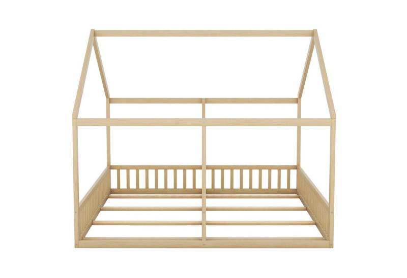 Odikalo Kinderbett Hausform Einzel Flachbett Dach Fenster Kiefer Grau/Natur/Weiss 90x200 Odikalo Kinderbett Hausform Einzel Flachbett Dach Fenster Kiefer Grau/Natur/Weiss 90x200 von Odikalo