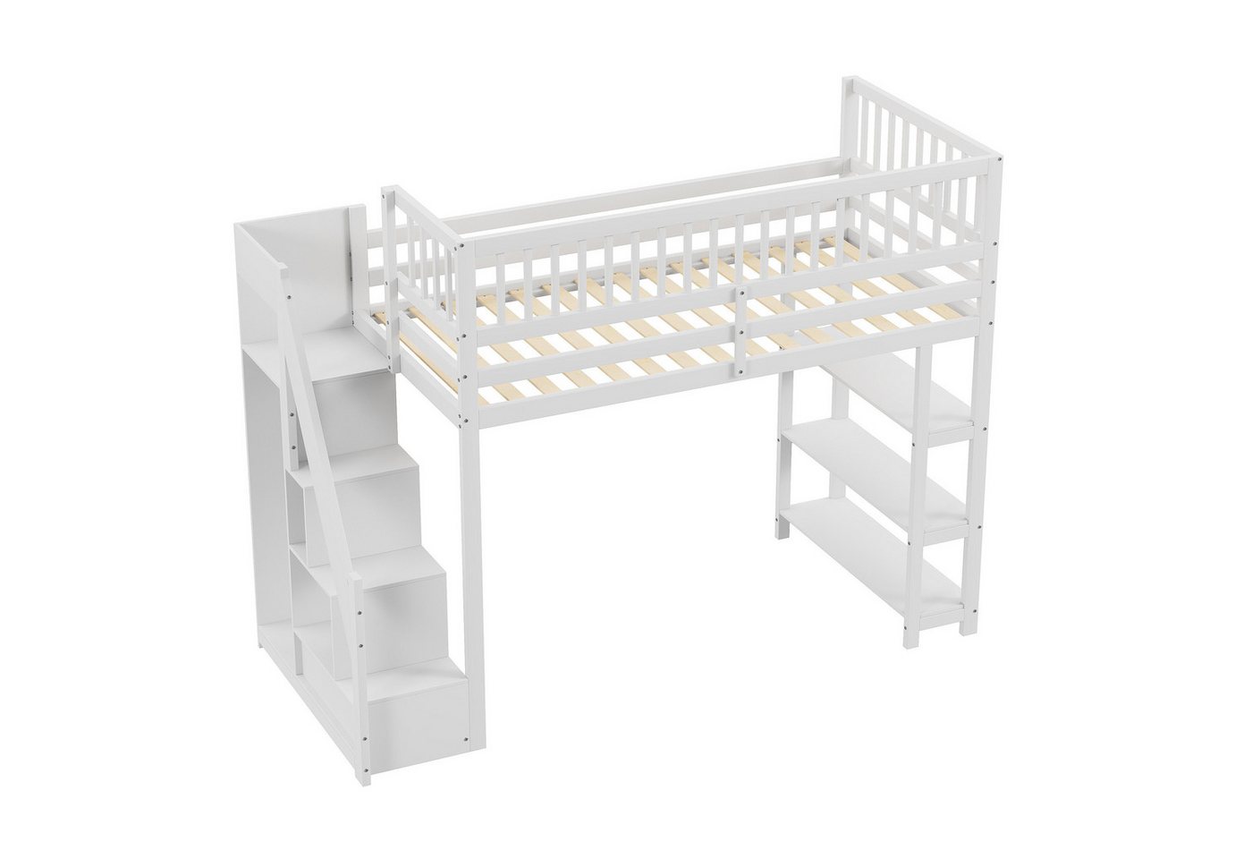 Odikalo Kinderbett Hochbett 90x200, Hochschrank-Sicherheitsdesign mit Kleiderschrank Odikalo Kinderbett Hochbett 90x200, Hochschrank-Sicherheitsdesign mit Kleiderschrank von Odikalo