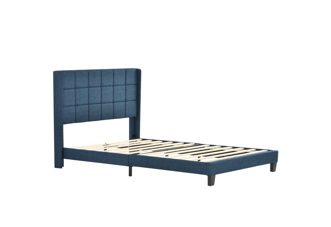 Odikalo Polsterbett Doppelbett Mit gepolstertes Kopfteil,140x200cm(Mit Federkernmatratze) von Odikalo