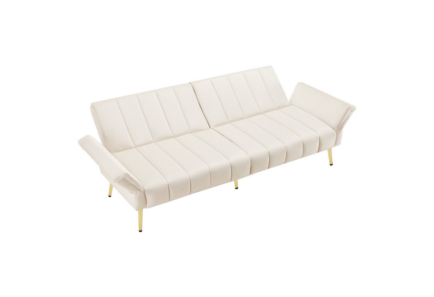 Odikalo Schlafsofa Gepolstertes Sofa Samtstoff klappbares Hilfsfüßen Schlaffunktion Odikalo Schlafsofa Gepolstertes Sofa Samtstoff klappbares Hilfsfüßen Schlaffunktion von Odikalo