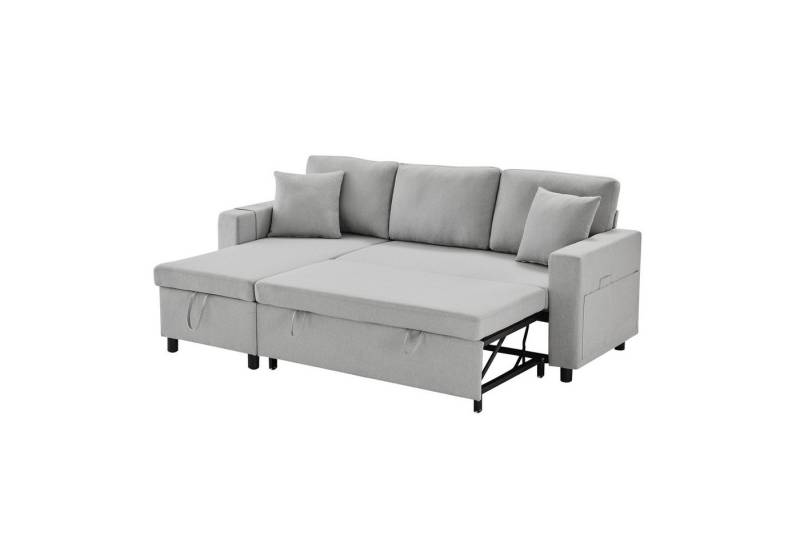 Odikalo Schlafsofa L-form Lounge Sofa Sessel Ausziehbar Stauraum Becherhalter Mehrfarbig Odikalo Schlafsofa L-form Lounge Sofa Sessel Ausziehbar Stauraum Becherhalter Mehrfarbig von Odikalo