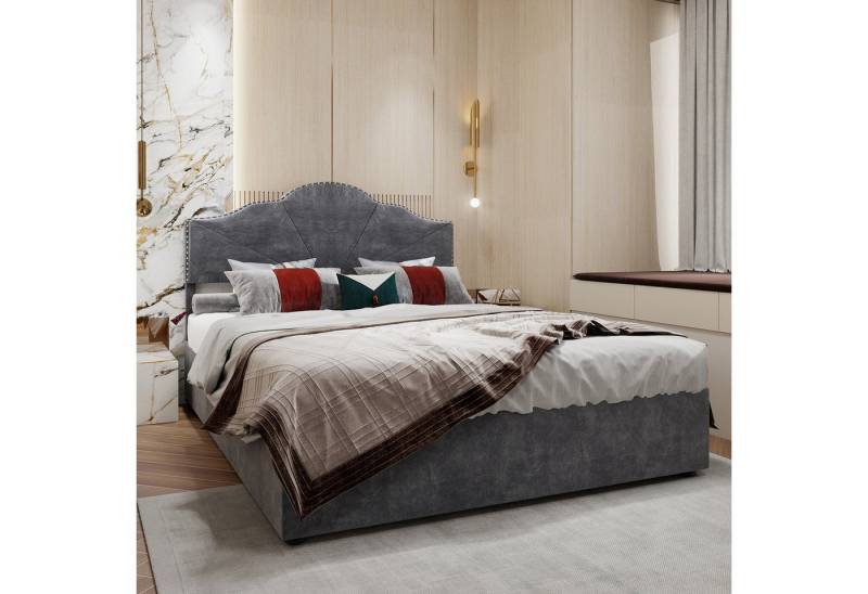 Odikalo Stauraumbett Doppelbett Schlafbett mit weicher Polsterung,140x200cm,Tragkraft:400kg (bequemes und weiches Kopfteil, multifunktionales Schlafzimmer-Möbelstück mit integriertem Stauraum (Gasdruckfeder), Matratze nicht im Lieferumfang enthalten) Odikalo Stauraumbett Doppelbett Schlafbett mit weicher Polsterung,140x200cm,Tragkraft:400kg (bequemes und weiches Kopfteil, multifunktionales Schlafzimmer-Möbelstück mit integriertem Stauraum (Gasdruckfeder), Matratze nicht im Lieferumfang enthalten) von Odikalo