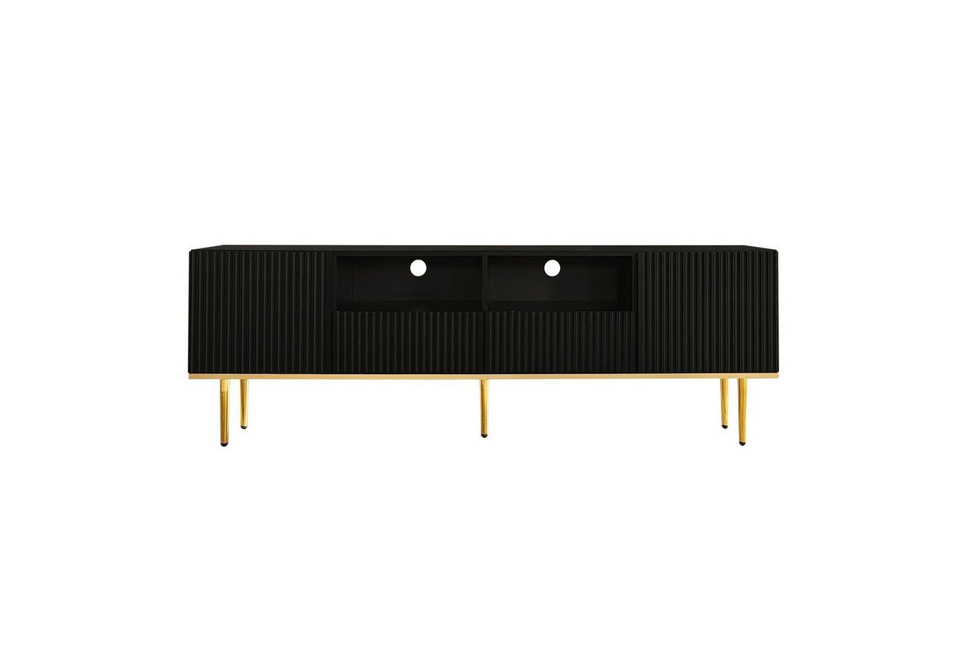 Odikalo TV-Schrank Moderner TV-Möbel mit goldenen Füßen und goldenem Rand Beschreibung Odikalo TV-Schrank Moderner TV-Möbel mit goldenen Füßen und goldenem Rand Beschreibung von Odikalo