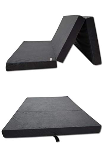 Odolplusz Klappmatratze Faltmatratze Klappbett - Made IN EU - als Matratze Gästebett Gästematratze einsetzbar (Grau, 80 x 200 cm) von Odolplusz