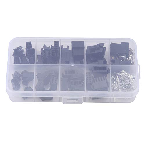 200 Stück Sm-Stecker, JST-SM Steckverbinder Kit Molex-Pin-Anschlüsse 2,54 2/3/4/5-polig Männlich Weiblich Drahtbrücke Stiftleiste Gehäuse-Set 200 Stück Sm-Stecker, JST-SM Steckverbinder Kit Molex-Pin-Anschlüsse 2,54 2/3/4/5-polig Männlich Weiblich Drahtbrücke Stiftleiste Gehäuse-Set von Odorkle