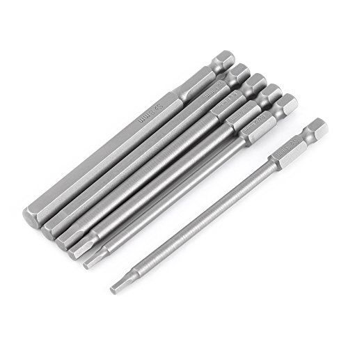 6 Stück 100 Mm Magnetischer Schraubendreher mit 1/4 Zoll Sechskantschaft, Schraubendreher Bit Bit Bit Set Sechskant-Werkzeug-Bit von Odorkle