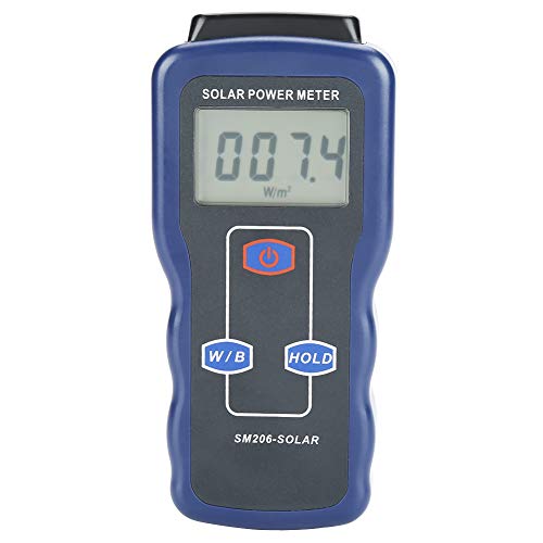 Lux Messgerät, SM206 Solar Power Energie Bestrahlungsstärke Meter Strahlungsmessung Tester Messprüfgerät Lux Messgerät, SM206 Solar Power Energie Bestrahlungsstärke Meter Strahlungsmessung Tester Messprüfgerät von Odorkle