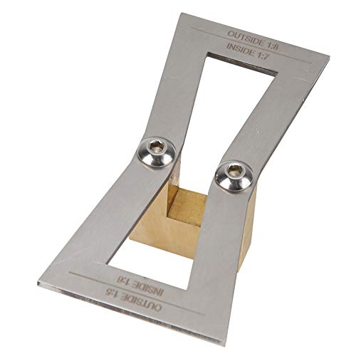 Schwalbenschwanz Führung präzise Lineal für Holzbearbeitung Edelstahl Verbindungselemente M6 Muttern Unterlegscheiben Set von Odorkle