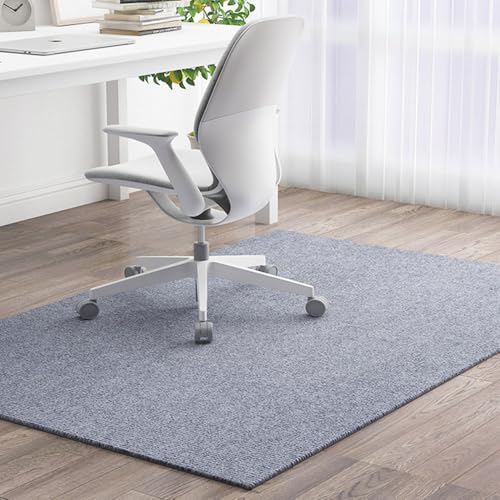 Odot Bodenschutzmatte Bürostuhl, Bürostuhl Unterlage Diverse Größen Schreibtischstuhl Unterlage Kratzfest rutschfest Bodenschutzmatte Gaming Teppich für Büro Hartböden (grau,120x160cm) von Odot