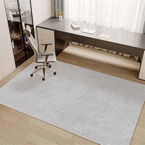 Odot Bodenschutzmatte Bürostuhl, Bürostuhl Unterlage Diverse Größen Schreibtischstuhl Unterlage Silikon rutschfest Bodenschutzmatte Gaming Teppich für Hartböden Studie (Verstecktes Muster,120x120cm) von Odot