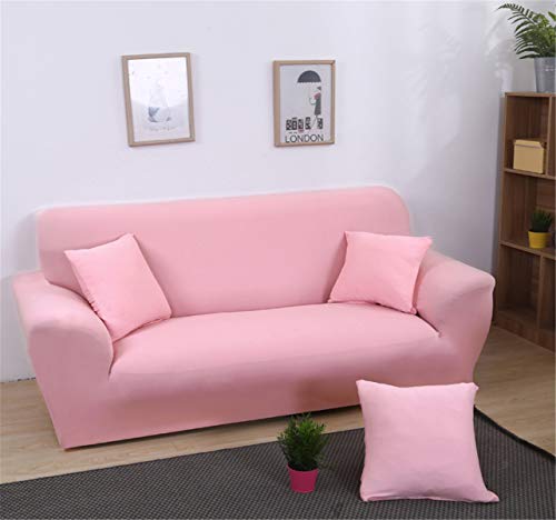 Odot Elastischer Sofabezug, Antirutsch Stretch Couchbezug Sesselbezug Weich Stretchhusse Stoff Möbelschutz Sofa (45x45cm Kissenbezug,Rosa) von Odot