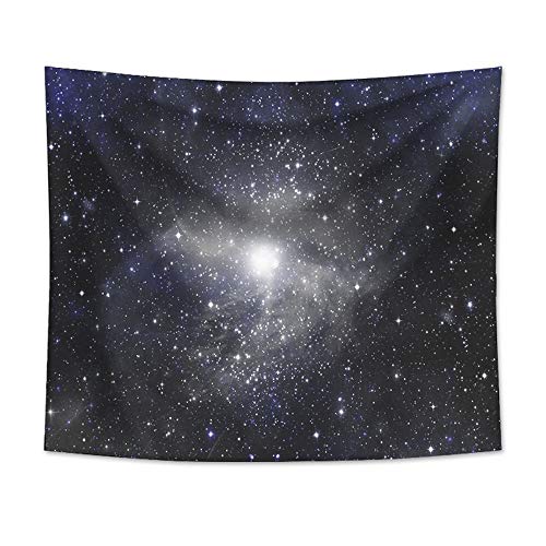 Odot Galaxis Wandteppich Wandtuch Wandbehang, Romantisch Stil Kreativ Drucken Tapisserie Tischdecke Meditation Yogamatte Strandtuch von Zuhause Wanddekorationen (150x130cm,Star) von Odot