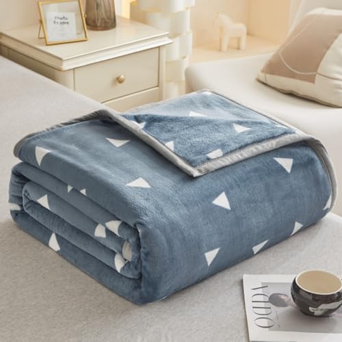 Odot Kuscheldecke Flauschig Kinder, 6 Tog Flauschige Decke Sommer Winterdecke Warme Couchdecke Überwurf als Tagesdecke Sofadecke Bett oder Sofaüberwurf Blanket (Dreieck,120x200cm) von Odot