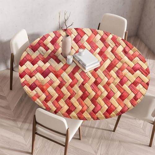 Odot Tischdecke Abwaschbar Rund 160cm, Elastisch Lotuseffekt Tischdecke Outdoor 3D-Druck Tischdecken Table Cloth für Garten Restaurant, Ideal für 150cm-155cm Odot Tischdecke Abwaschbar Rund 160cm, Elastisch Lotuseffekt Tischdecke Outdoor 3D-Druck Tischdecken Table Cloth für Garten Restaurant, Ideal für 150cm-155cm von Odot